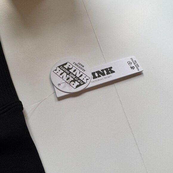 PINK Victoria's Secret Black Flip It Reversible Bike Shorts New With Tags Sizes - Picture 6 of 8